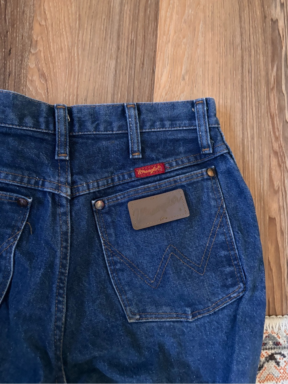 Wrangler Dark Blue Straight Leg Jeans